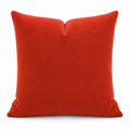 Fodera Cuscino Premium Velluto Rosso Corallo