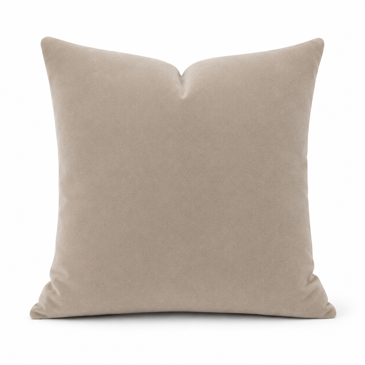 Fodera Cuscino Velluto Premium Tortora