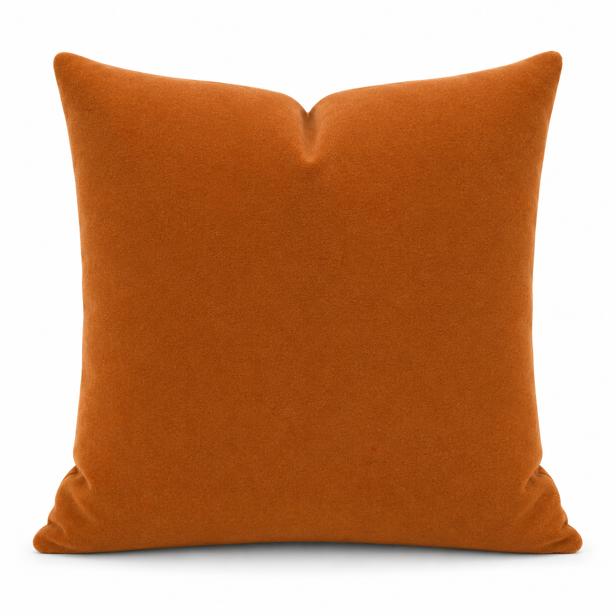 Fodera Cuscino Premium Velluto Terracotta