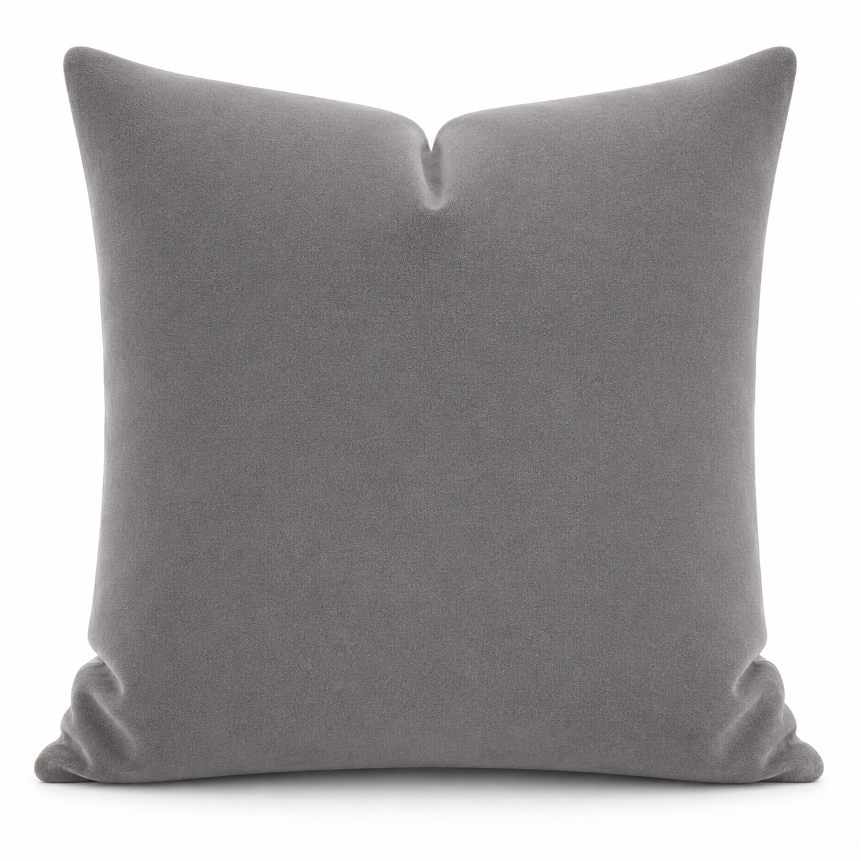 Fodera Cuscino Premium Velluto – Grafite Perla