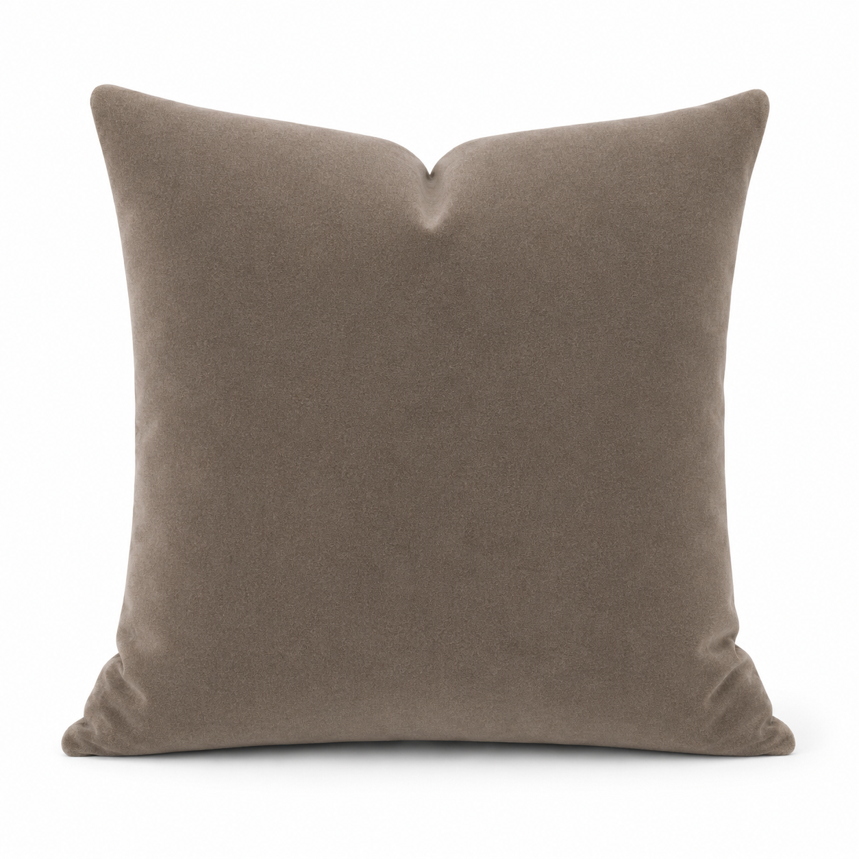 Fodera Cuscino Premium Velluto Greige