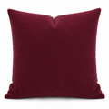 Fodera Cuscino Premium Velluto Bordeaux