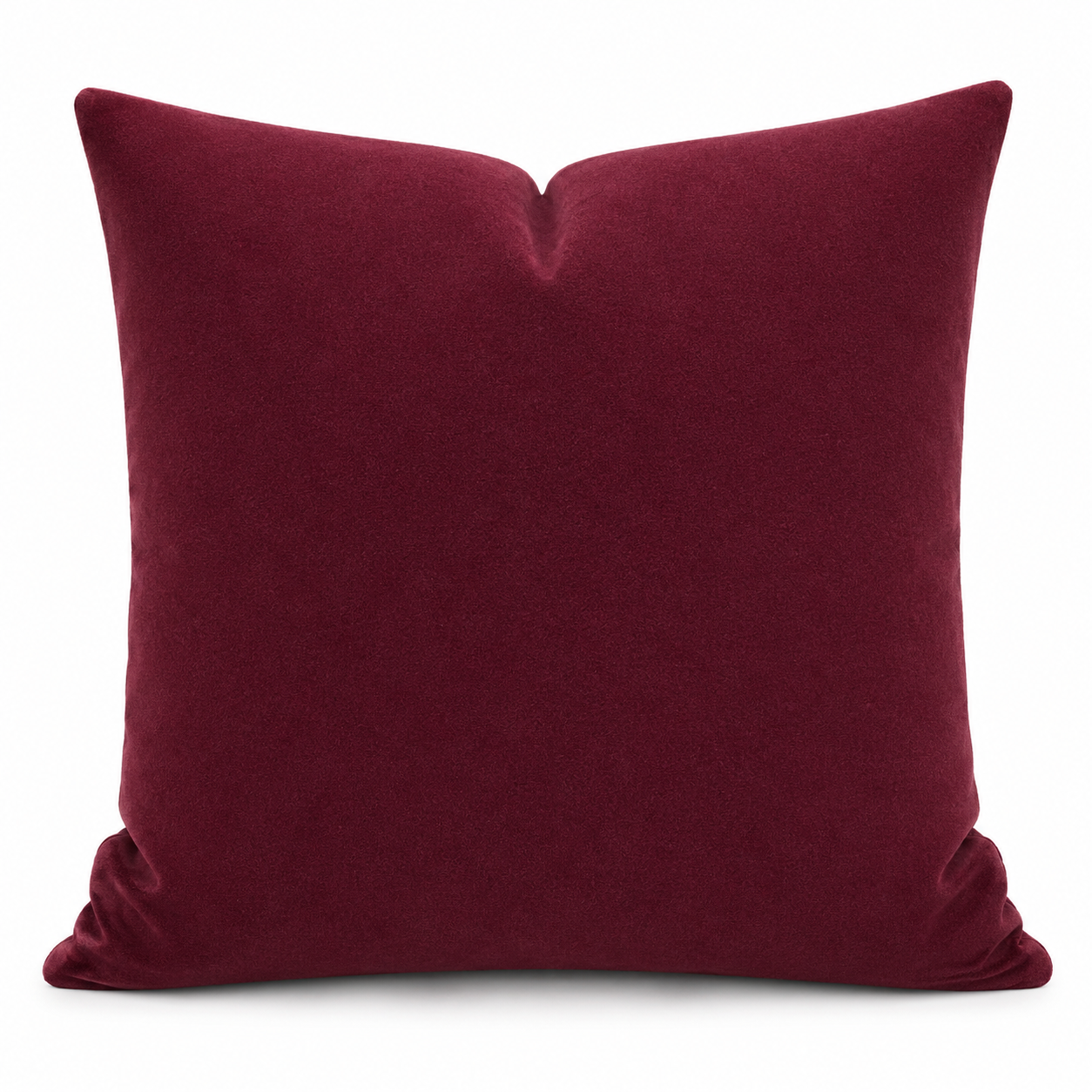 Fodera Cuscino Premium Velluto Bordeaux
