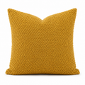 Fodera Cuscino Premium Bouclé – Giallo Senape