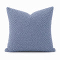 Fodera Cuscino Premium Bouclé – Azzurro Polvere