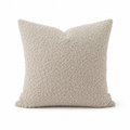 Fodera Cuscino Premium Bouclé – Beige Sabbia