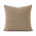 Fodera Cuscino Premium Bouclé – Beige Tortora