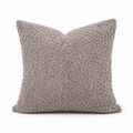 Fodera Cuscino Premium Bouclé – Tortora Chiaro