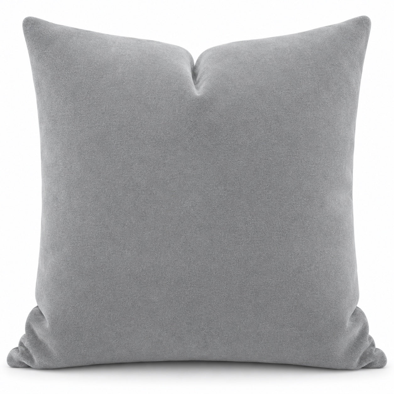Fodera Cuscino Premium Velluto – Grigio Perla
